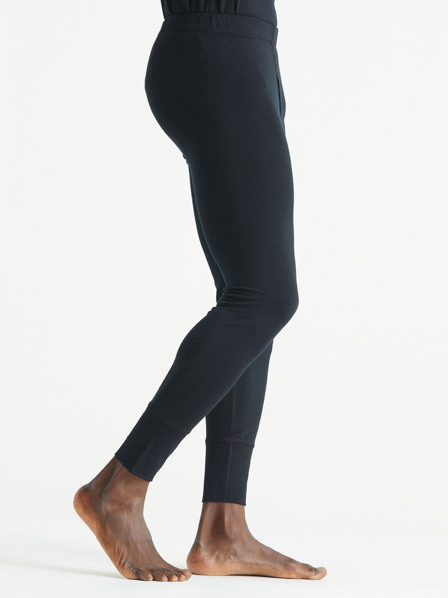 Premium Merino Base Layer Pant - Jet Black