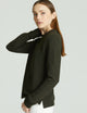 green pullover for women