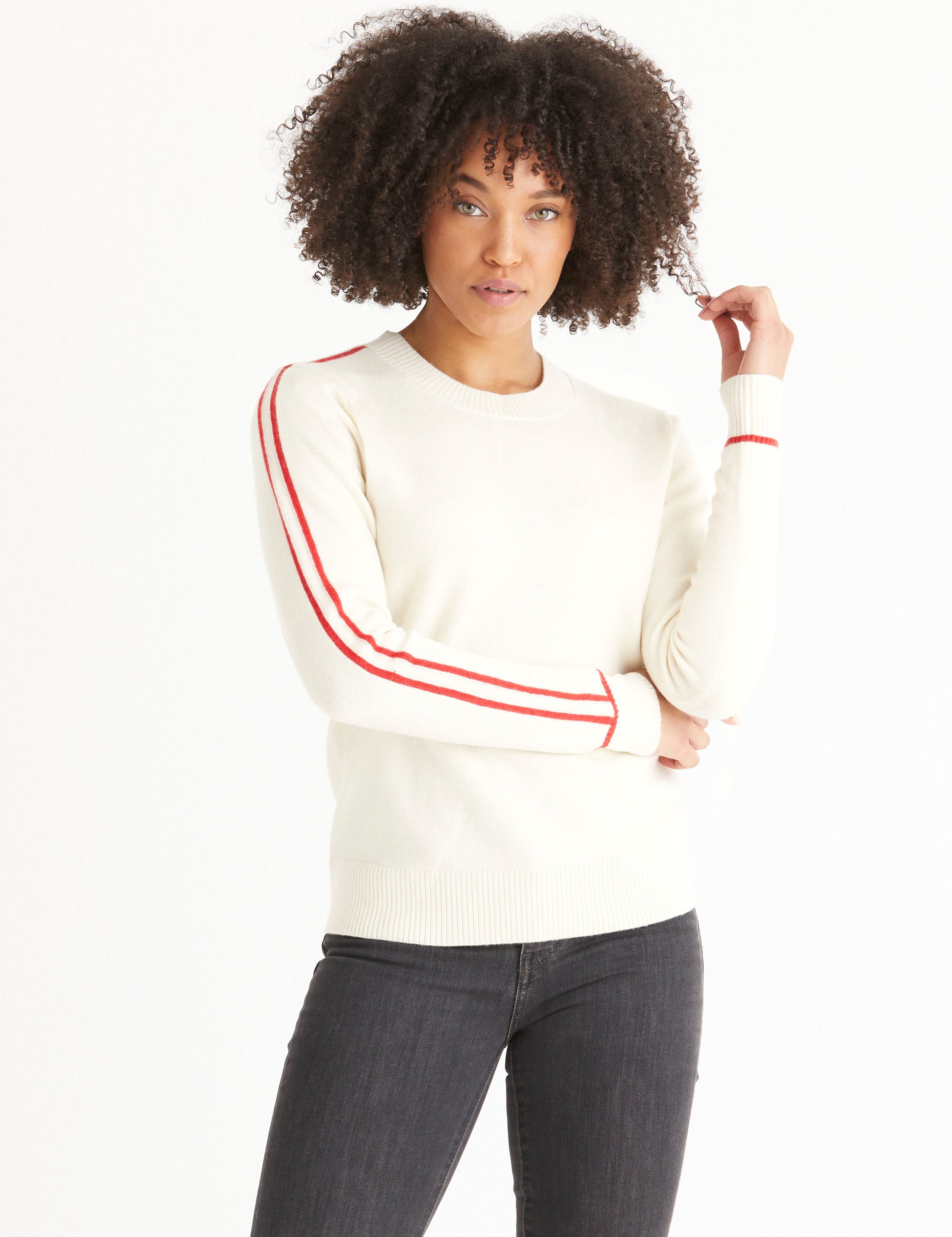 white sweater for women from Aether Apparel