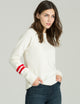 woman wearing white sweater from AETHER Apparel