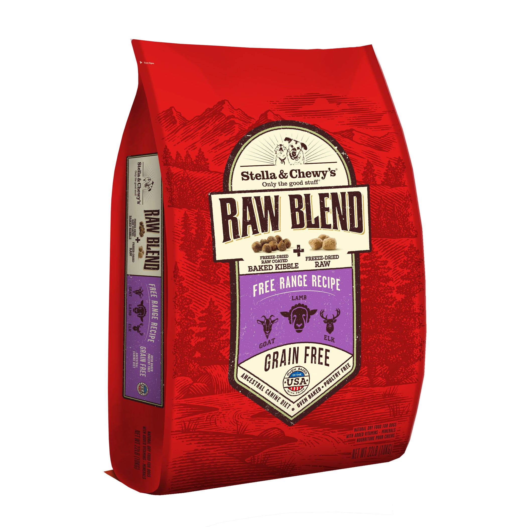 Stella & Chewy's Raw Blend Grain Free Dog Dry Food Free Range On Sale