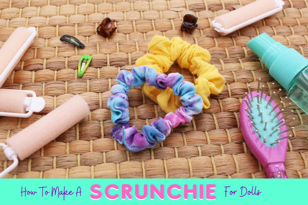 Doll-Sized Scrunchie Tutorial DIY