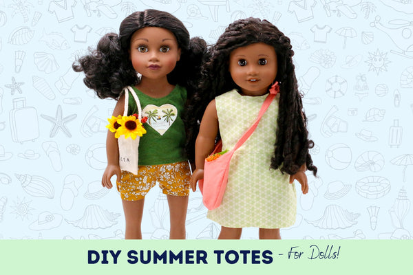 DIY Summer Tote Bags for Dolls