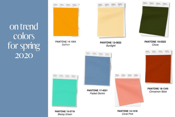 2020 Spring Trend Colors