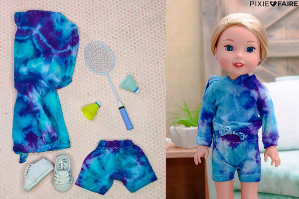 Tie Dye Doll Clothes Matching Set Tutorial