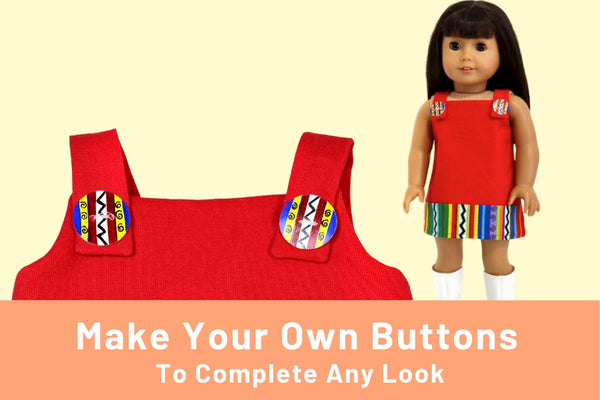 Make Your Own Buttons For Doll Clothes