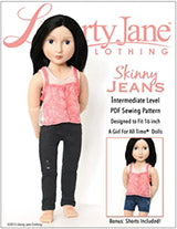 A Girl For All Time Clothes Jeans Pattern