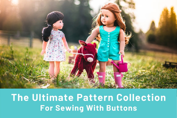 Doll Clothes Sewing Patterns With Buttons