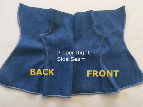 Hip hugger maxi skirt pattern hack