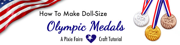 How To Make Doll-Sized Olympic Medals