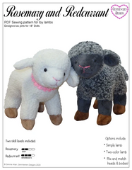 Genniewren Lamb Sewing Pattern For 18-Inch Dolls