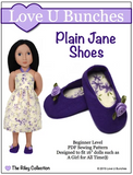 Plain Janes Shoe Pattern For 16-inch dolls