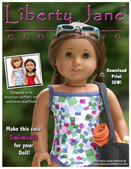 FREE Swimsuit Leotard Pattern For 18-inch dolls