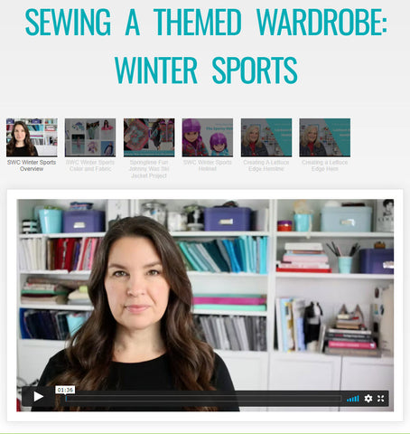 SWC Classes Sewing a Themed Wardrobe: Winter Sports Master Class Video Course larougetdelisle