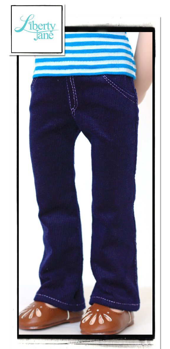 Liberty Jane Bootcut Jeans Doll Clothes Pattern 16 inch A Girl For All ...