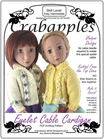 Crabapples 18 Inch Doll Clothes Patterns | Pixie Faire