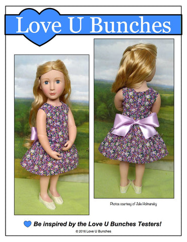 Love U Bunches A Girl For All Time Polka Dot Party Dress for AGAT Dolls larougetdelisle