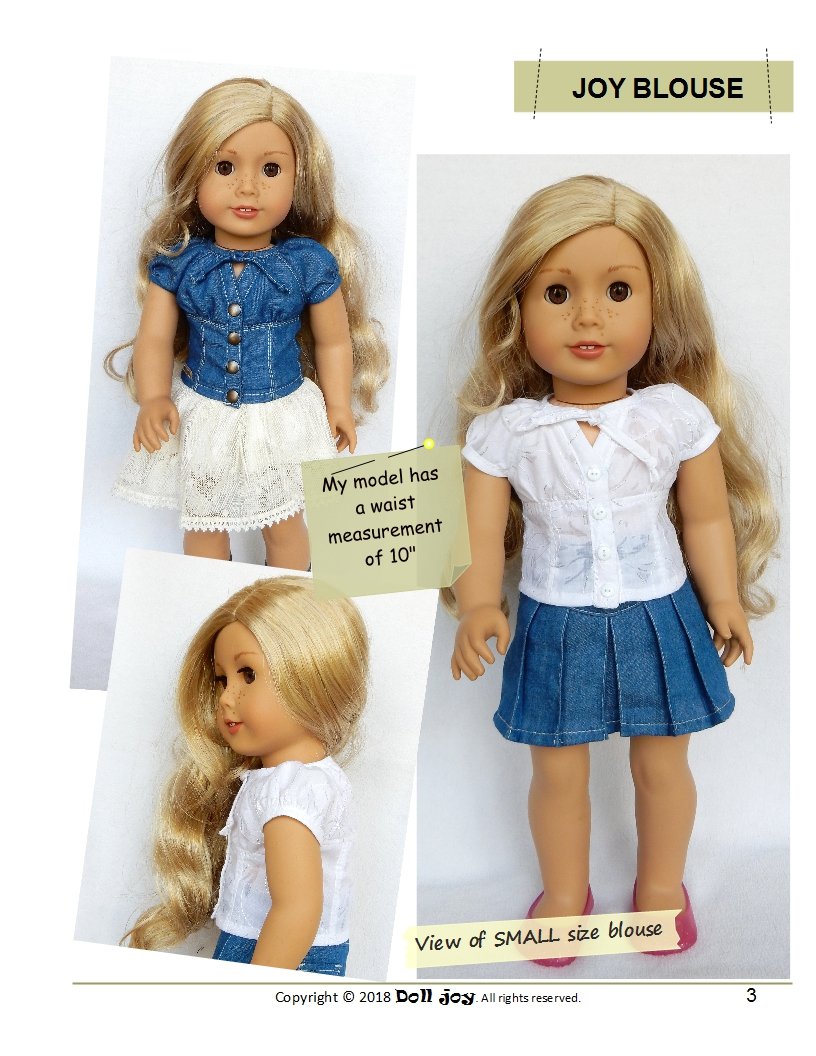 american girl doll size clothes