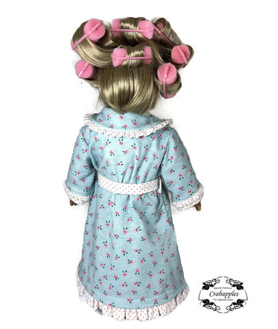 Crabapples 18 Inch Modern Pajama Party Bathrobes 18" Doll Clothes Pattern larougetdelisle