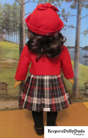 Keepers Dolly Duds Designs 18 Inch Historical Train Station Four Piece Outfit 18" Doll Clothes Pattern larougetdelisle