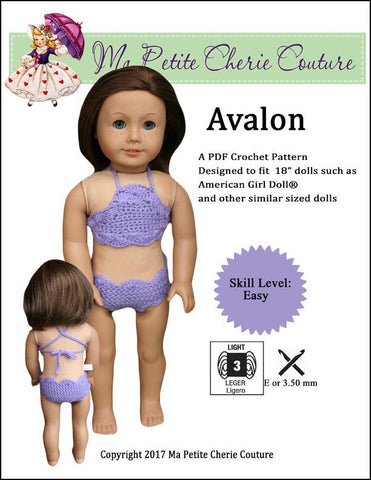 Mon Petite Cherie Couture Crochet Avalon Swimsuit Crochet Pattern larougetdelisle