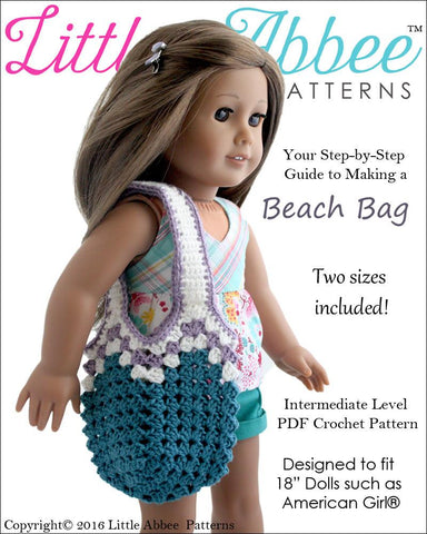 Little Abbee Crochet Beach Bag Crochet Pattern larougetdelisle