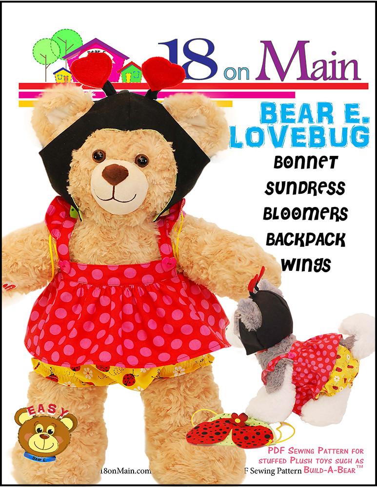 teddy bear clothing patterns for 7 inch