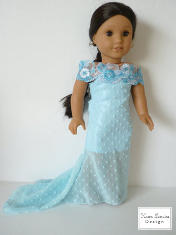 Karen Lorraine Design BOGO 18 Inch Modern Iris 18" Doll Clothes Pattern larougetdelisle