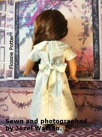 Flossie Potter 18 Inch Historical Bernadette's Dress 18" Doll Clothes Pattern larougetdelisle