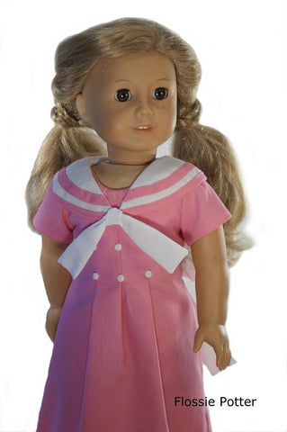 Flossie Potter 18 Inch Historical Bernadette's Dress 18" Doll Clothes Pattern larougetdelisle