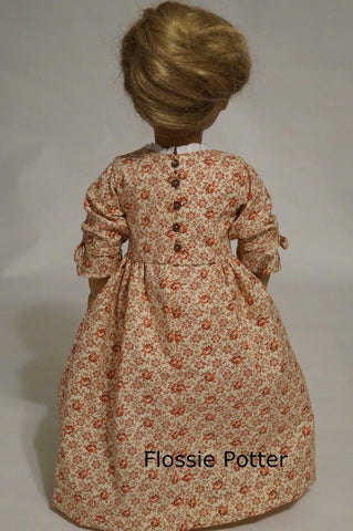 Flossie Potter 18 Inch Historical Betsy Ross Shop Dress 18" Doll Clothes larougetdelisle