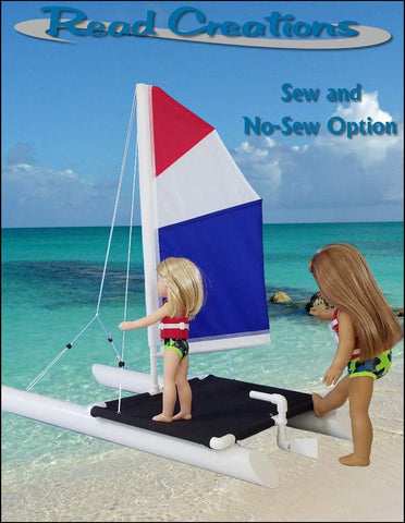 Read Creations 18 Inch Modern Catamaran PVC Pattern for 13" to 18" Dolls larougetdelisle