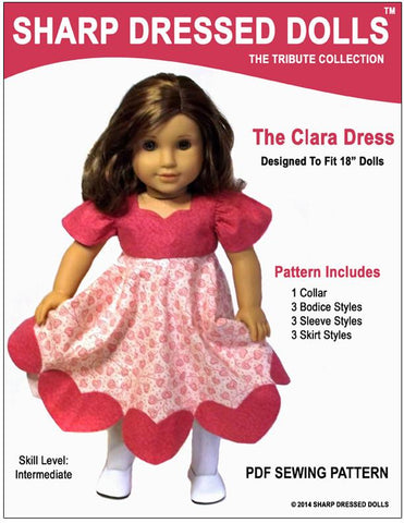 Sharp Dressed Dolls 18 Inch Modern Clara Dress 18" Doll Clothes larougetdelisle