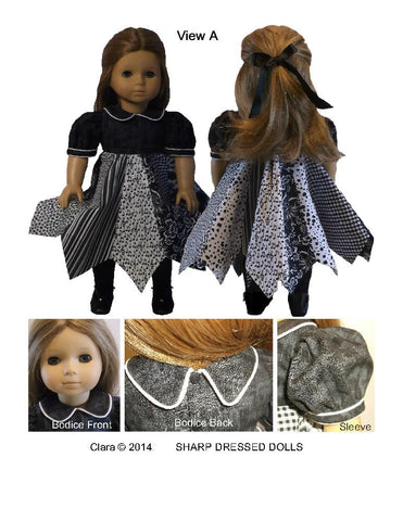 Sharp Dressed Dolls 18 Inch Modern Clara Dress 18" Doll Clothes larougetdelisle