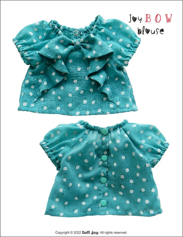 Doll Joy 18 Inch Modern Joy Bow Blouse 18 inch Doll Clothes Pattern larougetdelisle