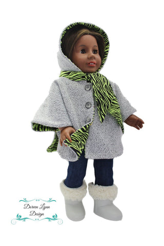 Doreen Lynn Design 18 Inch Modern Fall Breeze 18" Doll Clothes Pattern larougetdelisle