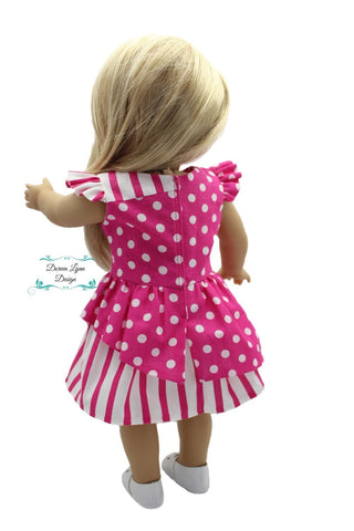 Doreen Lynn Design 18 Inch Modern Time To Party 18" Doll Clothes Pattern larougetdelisle