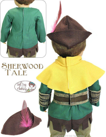 Doll Tag Clothing 18 Inch Modern Sherwood Tale 18" Doll Clothes Pattern larougetdelisle