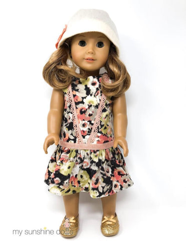My Sunshine Dolls Cloth doll Daisy Flapper Doll 23" Cloth Doll Pattern larougetdelisle