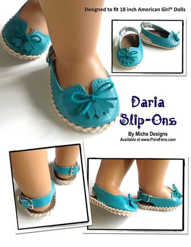 Miche Designs Shoes Daria Slip-Ons 18" Doll Shoes larougetdelisle