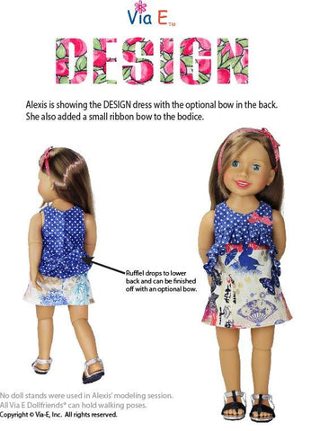 Via E Dollfriends Design Doll Clothes Pattern For Dollfriends larougetdelisle