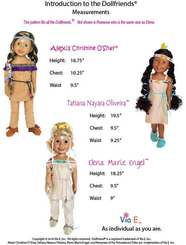 Via E Dollfriends Native American Inspiration Doll Clothes Pattern For Dollfriends larougetdelisle