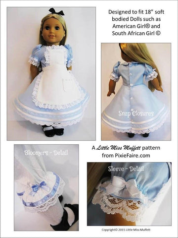 Little Miss Muffett 18 Inch Modern Dressed for Tea 18" Doll Clothes larougetdelisle