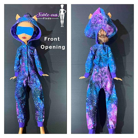 Fable-ous Finds Monster High Fanciful Pajamas with Sleep Mask Pattern for 17 Inch Fashion Dolls larougetdelisle