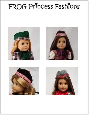 Frog Princess Fashions 18 Inch Modern Highlands Holiday BUNDLE 18" Doll Clothes Pattern larougetdelisle