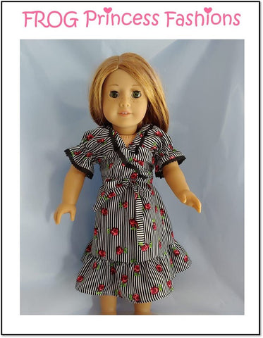 Frog Princess Fashions 18 Inch Modern Sweet Tea Dress 18" Doll Clothes Pattern larougetdelisle