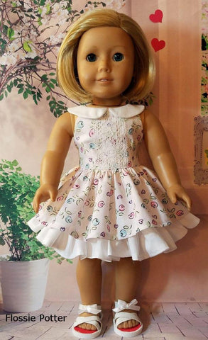Flossie Potter 18 Inch Modern All Seasons Dress 18" Doll Clothes PDF larougetdelisle