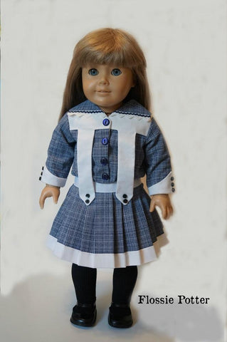Flossie Potter 18 Inch Historical Central Park, 1904 18" Doll Clothes Pattern larougetdelisle
