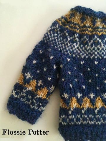 Flossie Potter Knitting Starry Starry Night Cardigan Knitting Pattern larougetdelisle