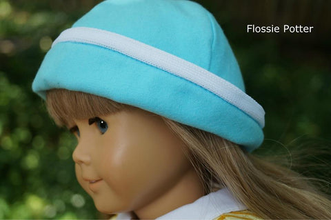 Flossie Potter 18 Inch Modern Sweetie Pie Hat 18" Doll Clothes Pattern larougetdelisle